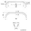 Mudguard plastic tandem axle 13/14 inch (22155) - Image 2