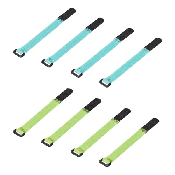 Cable ties hook and loop - set of 8 pieces