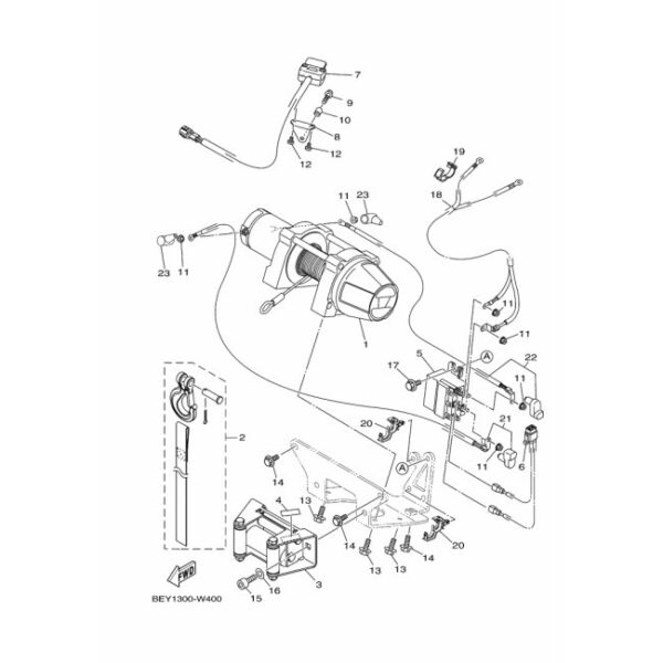 Genuine Yamaha SWITCH ASSY