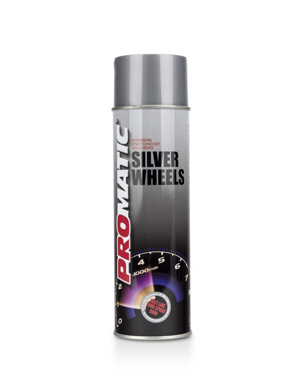 Promatic Alloy Wheel Silver Aerosol Paint 500ml